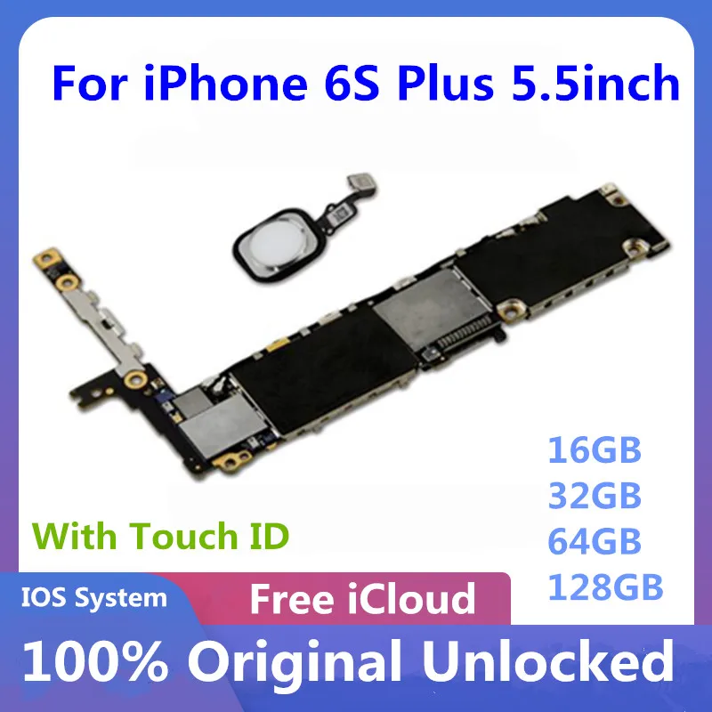 Хорошо работает для iphone 6s plus материнская плата разблокированная Логическая 5