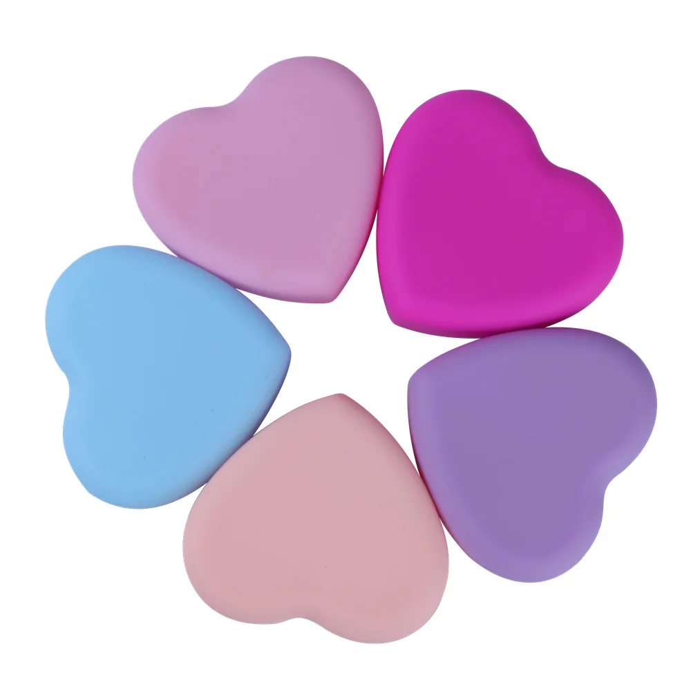 Силиконовая щетка для чистки beauty Cleaning Pad для мытья кисти в форме сердца Косметика яйцо красота ежедневное использование продукция из силиконового каучука