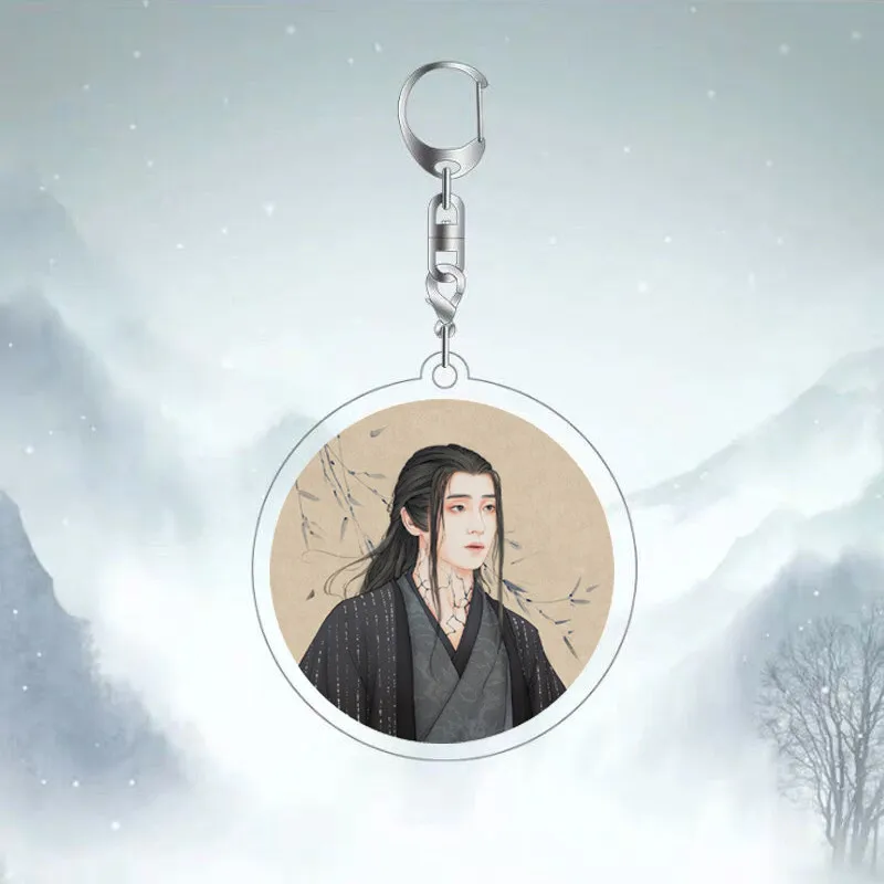 Untamed брелок Грандмастер демонического культивирования lan wangji Wei Wuxian акриловый брелок mo dao zu shi брелок llaveros