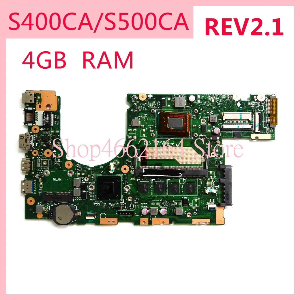 S400CA motherboard REV2.1 For ASUS S400CA I3