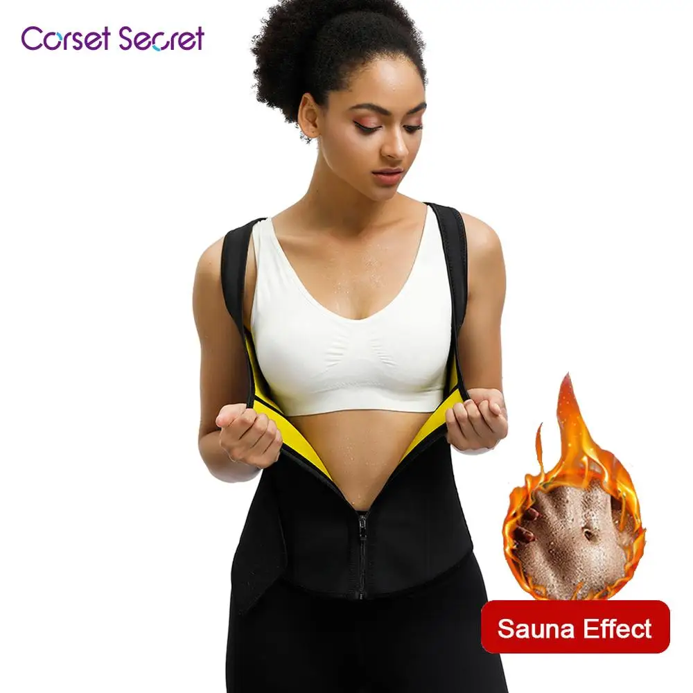 

Corset Secret Neoprene Women Waist Trainer 9 Steel Bones Waist Cinchers Lengthen belt Widening velcro Tummy Control Sweat Vest