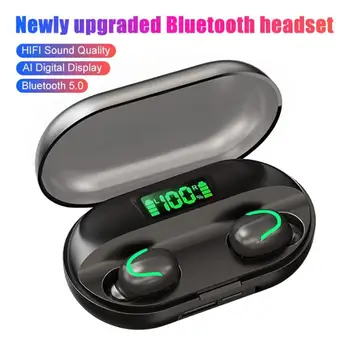 

Wireless Bluetooth Earphones TWS LED Display Touch Control Headphones Noise Canceling Gaming Headset Earbuds for Smart Phones