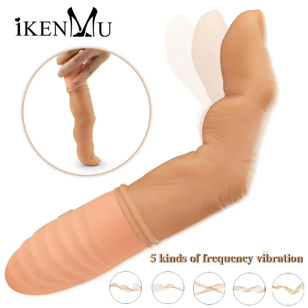 Sex Toys for Woman Finger Vibrators Clitoris Stimulation G Spot Massage Vibrating Lifelike Finger Vibrator Adult Sex Product