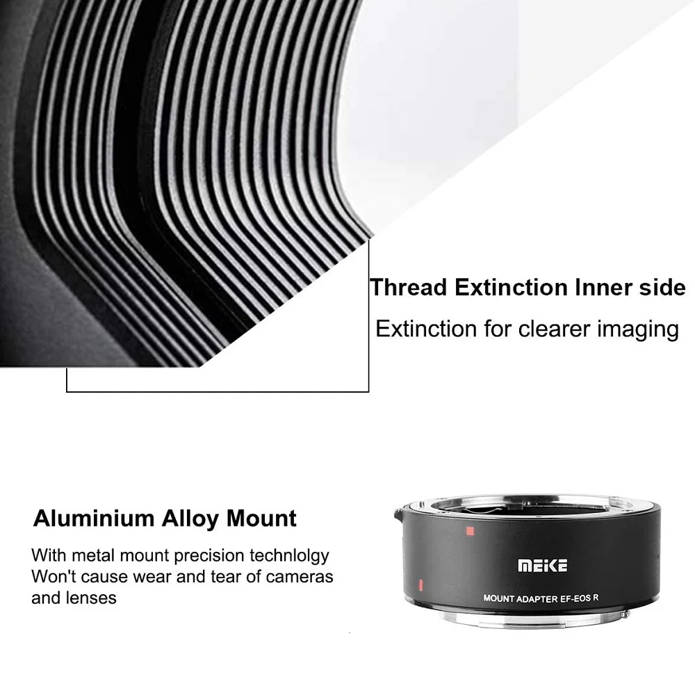 Meike EF-EOSR Metal Auto Focus Lens Adapter Ring