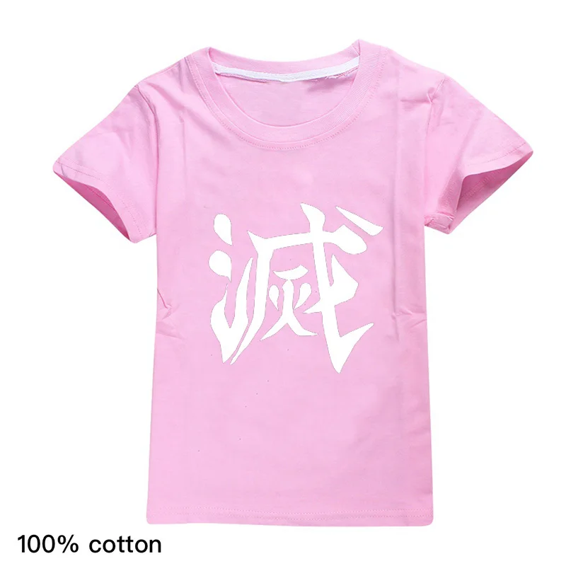 Kawaii брелок с изысканным лезвием Harajuku рубашка топы для девочек Nezuko Kimetsu No Yaiba