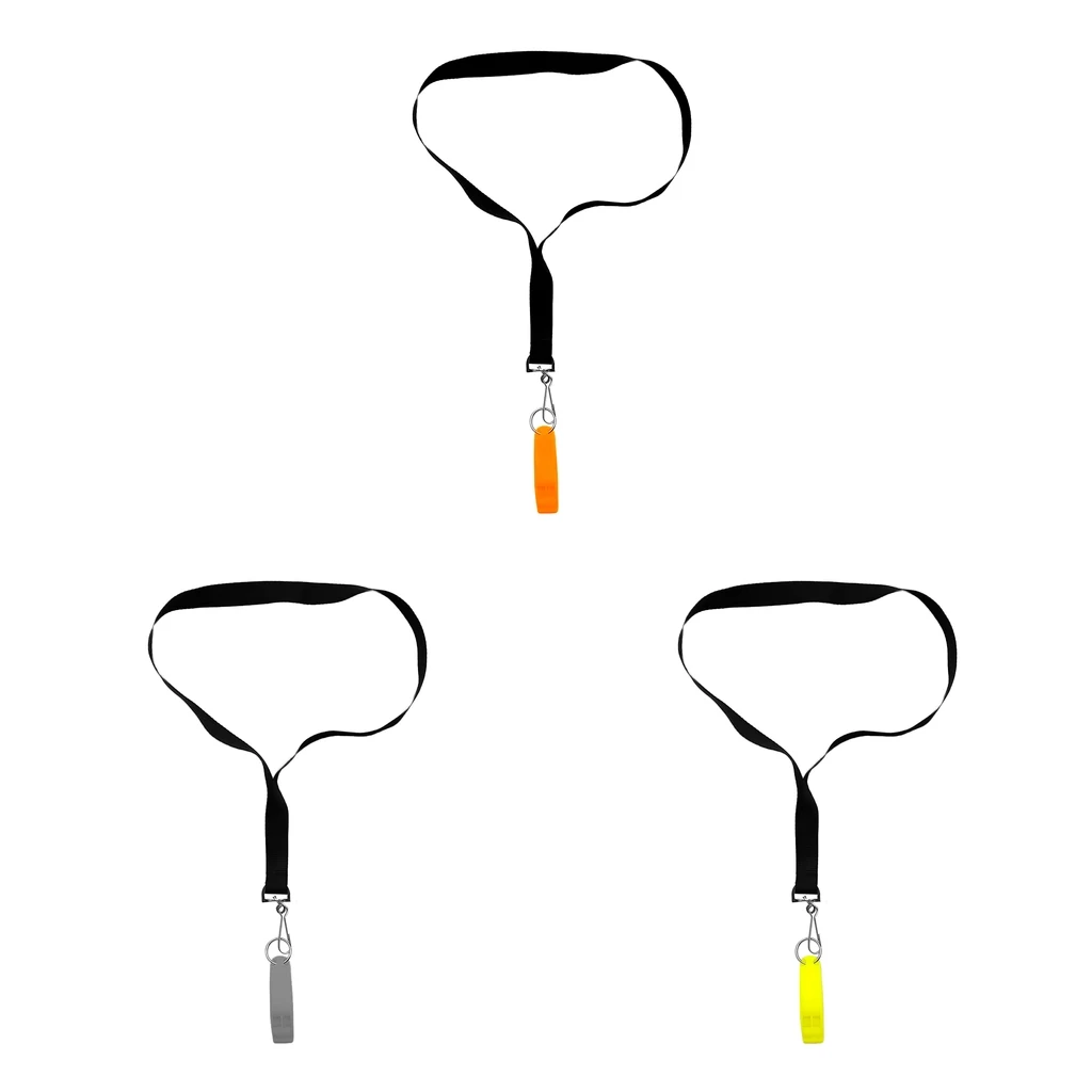 Safety Emergency Survival Rescue Signaling Whistle Scuba Diving Outdoor Whistle with Lanyard for Boating Hunting Fishing
