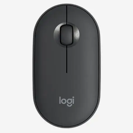 Черный Беспроводная Bluetooth мышь logitech Pebble 1000 dpi, бесшумная Высокоточная оптическая Трекинговая мышь для домашнего офиса, мышь двойного использования - Цвет: Черный