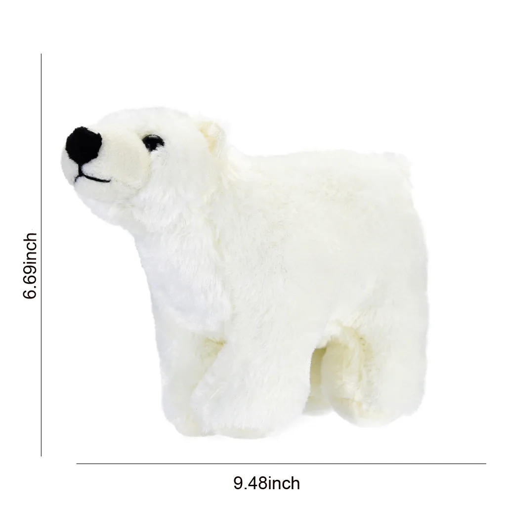 Cuddle Plush Polar Bear Stuffed simlation Animal Toys Seat Sofa Pillow Cushion Kawaii Plush Animal Girl toys gifts #B