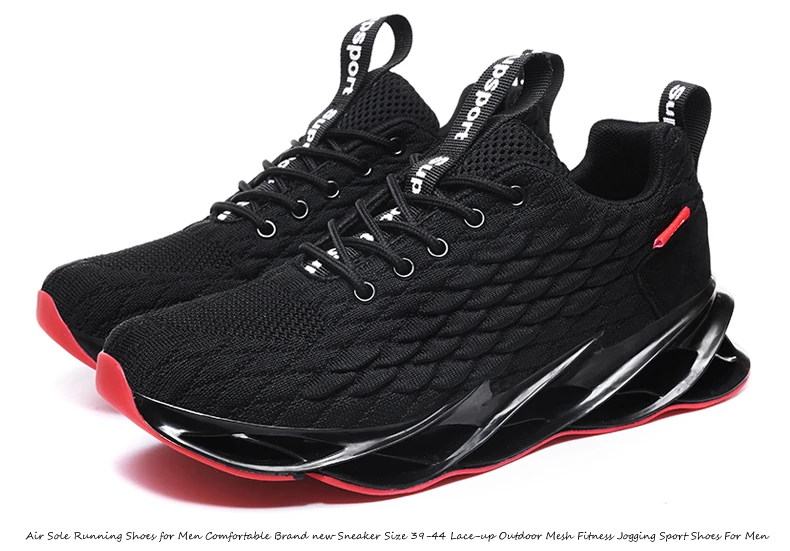 Air Sole Спортивная обувь для мужчин удобные брендовые новые кроссовки размер 39-44 на шнуровке уличная сетка Фитнес Спортивная обувь для пробежек для мужчин