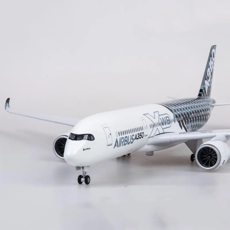 47CM 1/142 Airplane Airbus A350 Prototype XWB Airline Model Light Diecast Plane Airliner for Collection Boys Adult Toys Display 8