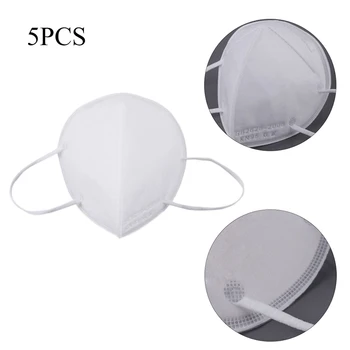 

5 Layers Dust Mask Breathable Reusable Face Mask Protective Masks Outdoor Protective Care Face Mouth Masks M GY