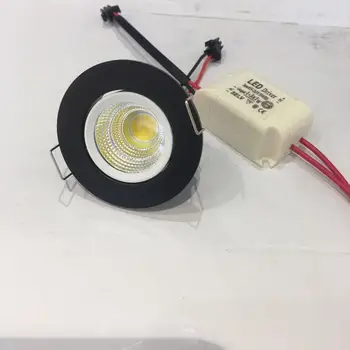 

10pcs/lot Ceiling Lamp Luminarias Para Teto Led Downlight Light Cob Ceiling Spot 3w 85-265v Recessed Lights Indoor Lighting