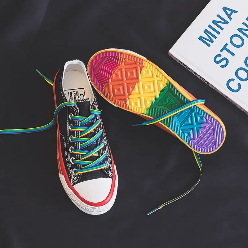 Color canvas shoes for women's new 2019 joker small white web celebrity casual woman sneakers |