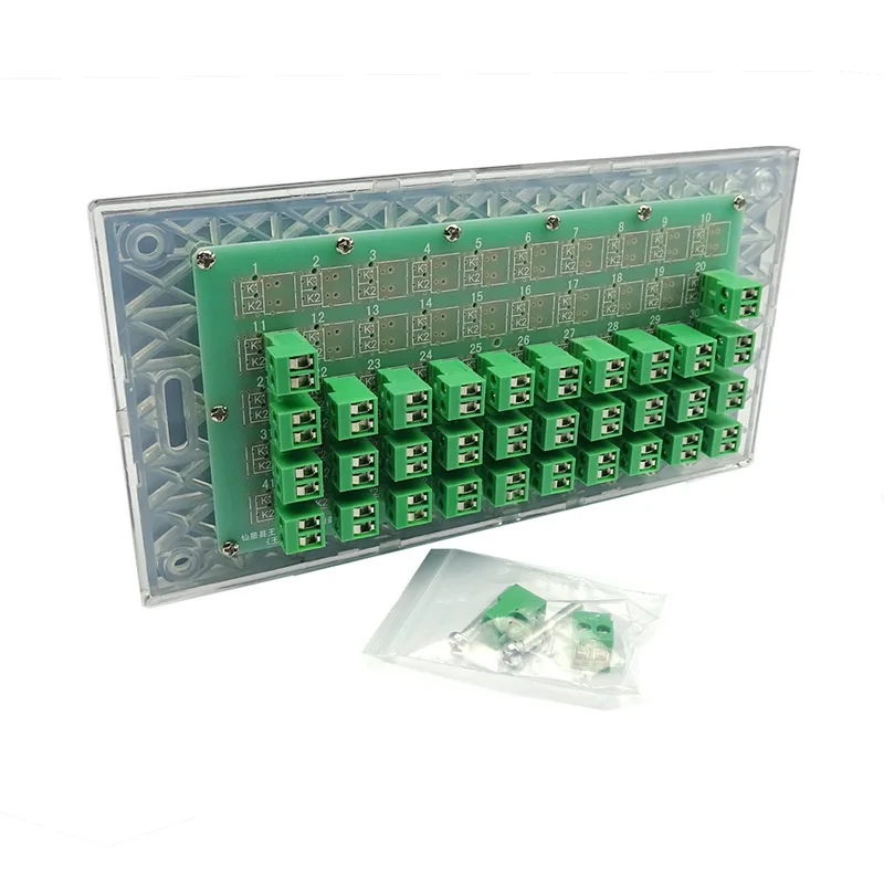 Kincony 32 Button Keyboard Wall Self Reset Switch Module Dry Contactor for KC868 Smart Home Automation Control System Controller