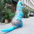 T-REX для взрослых, надувной костюм динозавра, карнавальный костюм для костюмированной вечеринки в виде животного, нарядное платье, комбинезон, костюм на Хэллоуин для женщин - Цвет: Синий