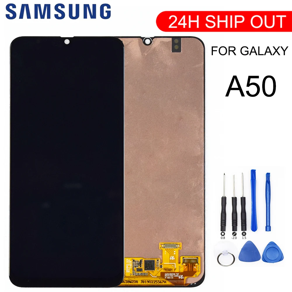 Для samsung galaxy A50 A505F/DS A505F A505FD A505A дисплей с сенсорным экраном дигитайзер в сборе для samsung A50 lcd