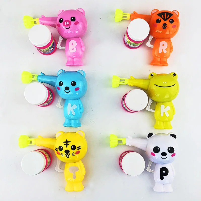 CHILDREN'S Cartoon Manual Inertia Bubble Gun Bubble Water Dolphin Summer Stall Hot Sales Supply of Goods Bubble Water Toy
