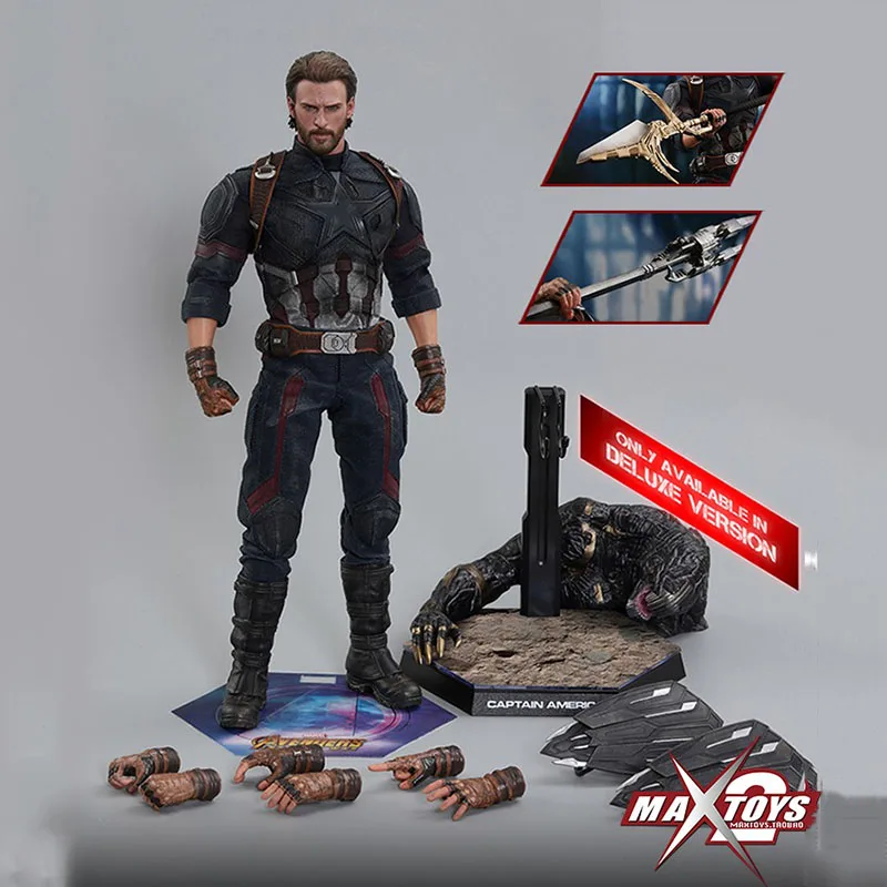 HOTTOYS 1/6 масштаб HT Steve Rogers Мстители 3 борода Америка 10,0 полный набор фигурка кукла модель игрушки коллекция подарки для детей