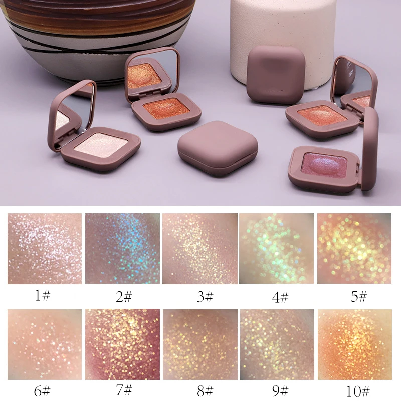 

monochr Naakt Oogschaduw Poeder Make-Up Palet Matte Shimmer Eye Gepigmenteerde Poeder Make Up Nieuwe Warme Aarde Kleur Oogschadu
