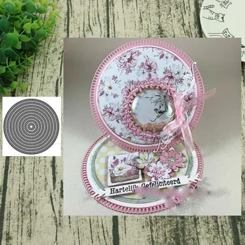 

Circle punch Metal Cutting Dies for Scrapbooking Steel Craft Die Cut Embossing Paper Card Album Stencil