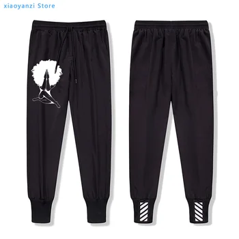 

Afro woman Praying Print Women sweatpants Casual Funny sports long pants For Young Lady Girl trousers couple clothing top-459