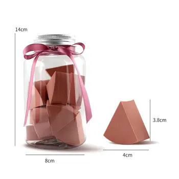 

12PCS Cosmetic Puff Makeup Sponge Foundation Powder Cream Simple And Stylish Blush Face Make Up Blender Soft Wet Dry