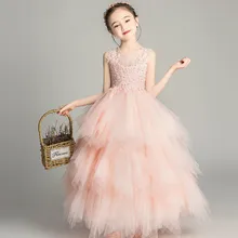 Платья для девочек; платья для маленьких девочек; вечерние платья для первого дня рождения для подростков; бальное платье для свадьбы; кружевное платье принцессы для девочек