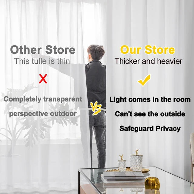 꿈꾸는 빛과 프라이버시를 위한 고급스러운 쉬어 커튼