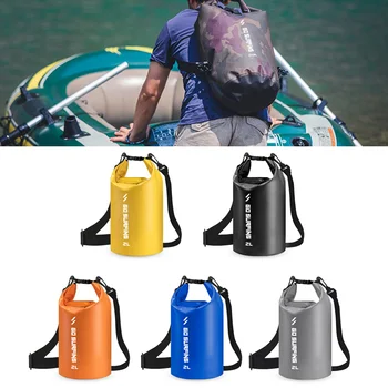 

Outdoor Waterproof Floating Storage Bag Backpack Beach Kayak Rafting 5/10/20L Optional Bright Color
