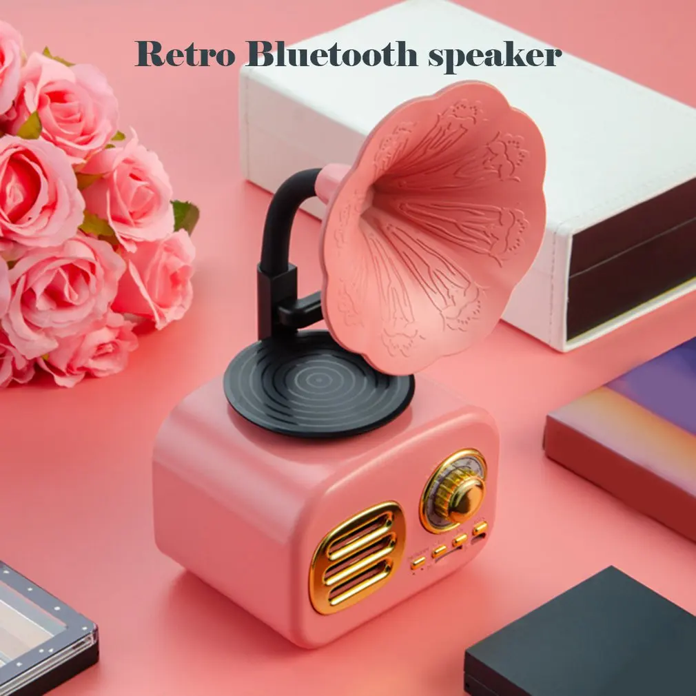Ретро деревянный портативный мини Bluetooth динамик беспроводной громкий динамик наружная акустическая система TF fm-радио музыкальный сабвуфер