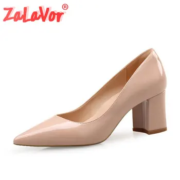 

ZALAVOR 8 Color Office Ladies Pumps Sexy Pointed Toe Spring New Fashion High Heel Shoes Women Dance Party Footwear Size 33-41
