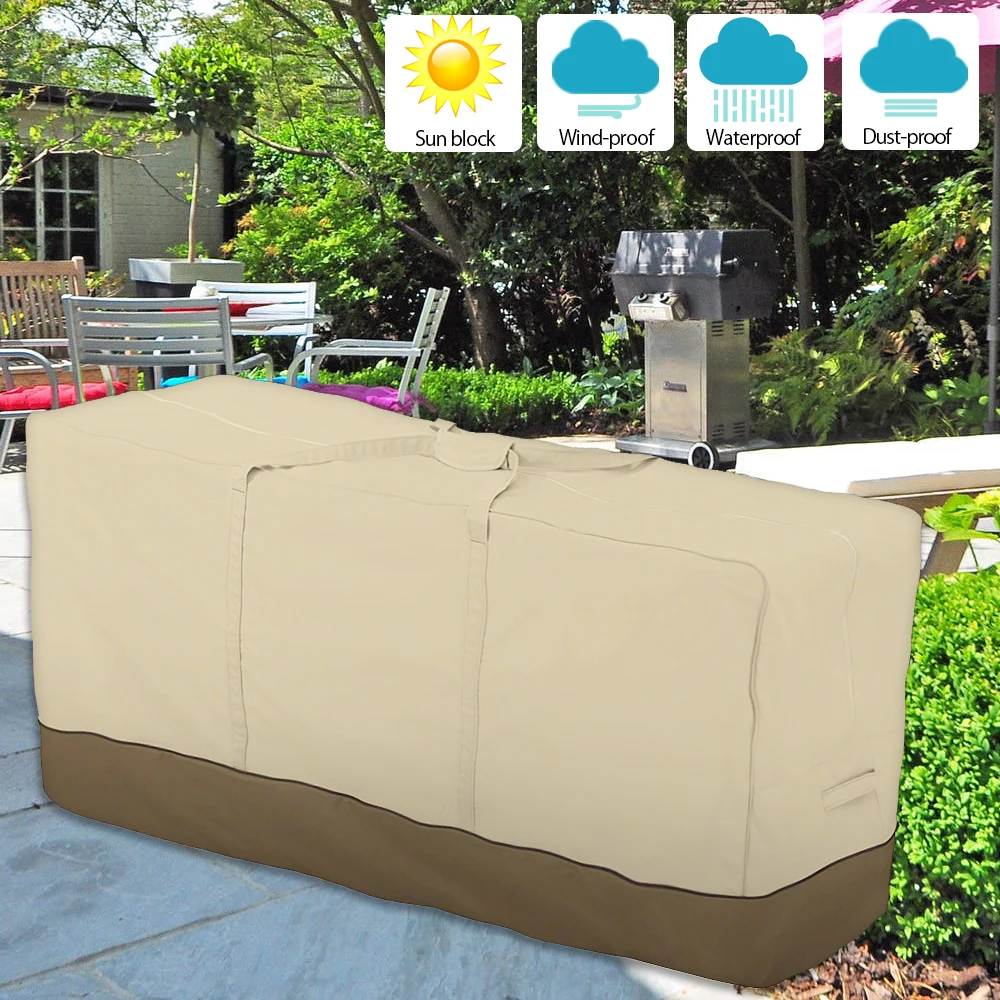 Multi Function Garden Furniture Storage Bag Cushions Upholstered