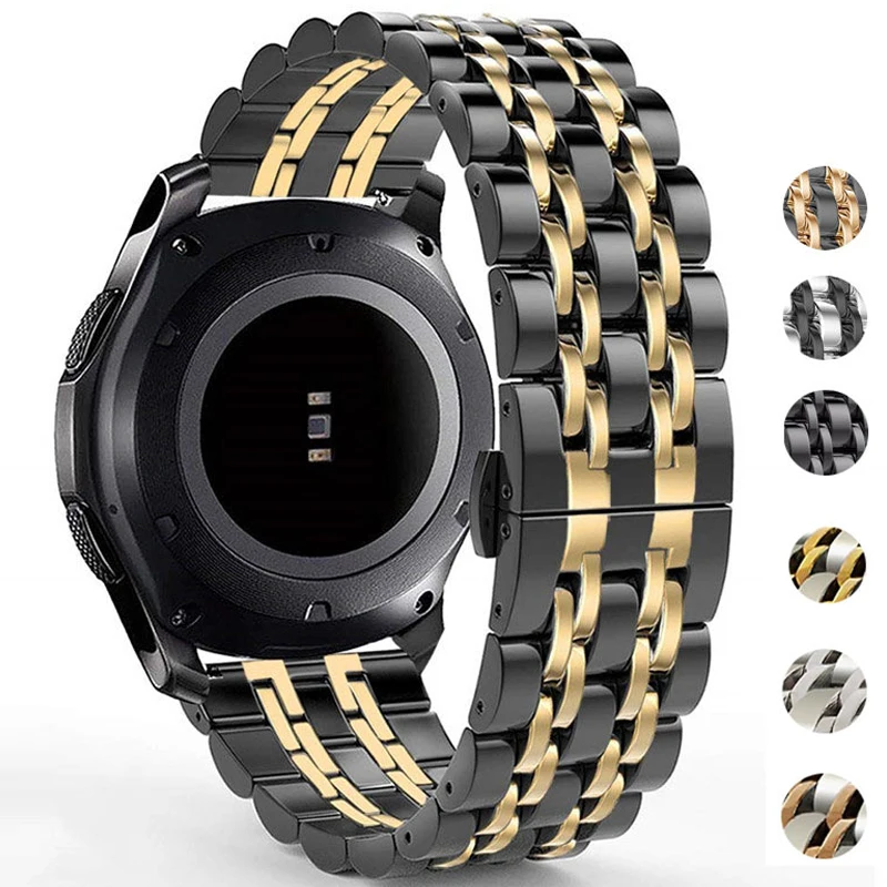 

Ремешок из нержавеющей стали для смарт-часов Ticwatch Pro 2020/2019, металлические сменные браслеты для наручных часов Ticwatch GTX/S2/E2 Correa
