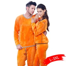 Комплекты термобелья для Для мужчин зимний термо нижнее белье подштанники Зимняя одежда Для мужчин толстые Термальность Костюмы однотонная Прямая