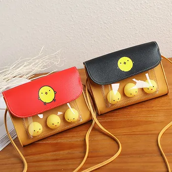 

Small Crossbody Sling Shoulder Bag Women Cartoon Print Little Yellow Chicken Handbag For Women 2020 Cute Casual Mini Hand Bag
