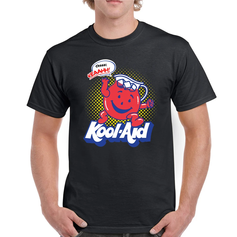 Kool Aid Man кувшин О да! -G200 Ультра хлопковая Футболка-черная крутая Повседневная