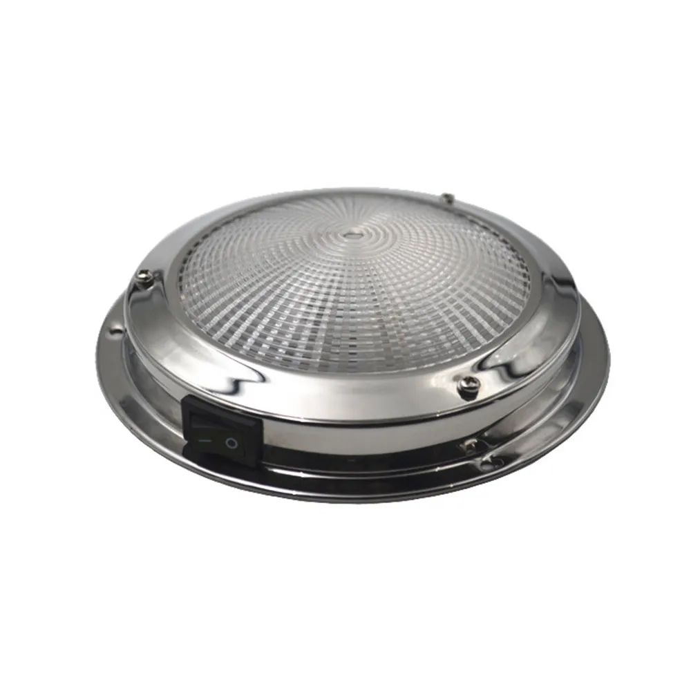 ANHEART Marine Boat RV Cabinet Interior Roof LED Stainless Steel Cool White Ceiling Light 12V