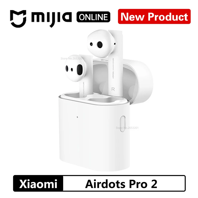 Xiao mi Airdots Pro 2 беспроводные Bluetooth наушники TWS mi True наушники 2 LHDC Tap стерео управление двойной микрофон ENC с mi c Handsfree