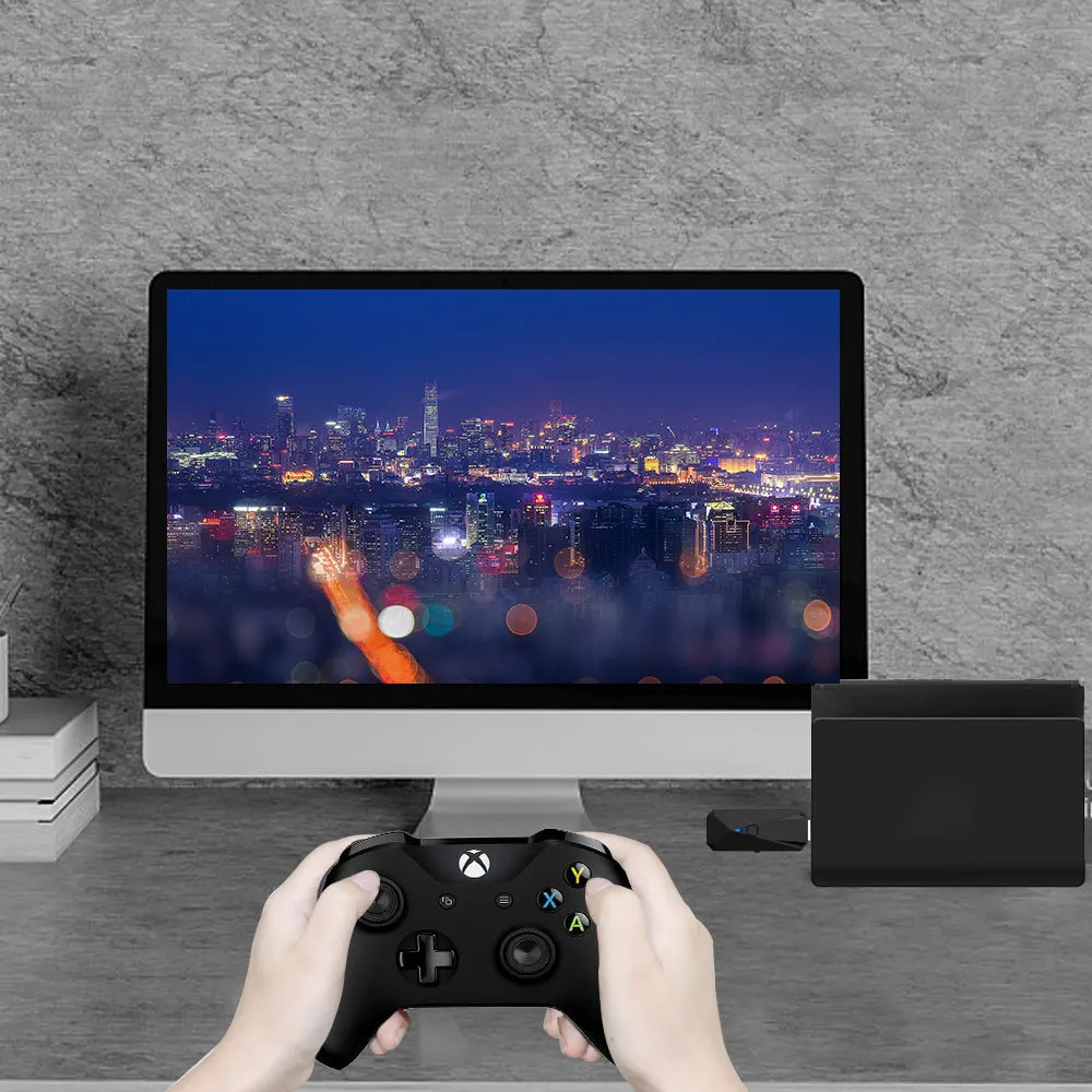Беспроводной конвертер с ручкой для переключателя/PS4/PS3/PC, беспроводной USB контроллер, проводной Bluetooth адаптер рукоятки для Android