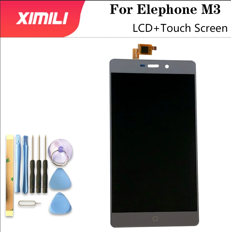 5,5 дюймов для Elephone M3 ЖК-дисплей+ сенсорный экран в сборе для M3 ЖК-дигитайзер Сенсорная стеклянная панель+ Бесплатные инструменты