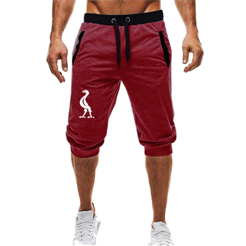 New Fashion Summer Leisure Men Knee Length Shorts Color Patchwork Joggers Short Sweatpants Man Bermuda Shorts Size 3XL - Цвет: 4