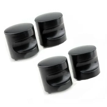 

4PCS/Lot Black Round Bathroom Shower Room Stall Partition Door Handles Public Toilet For PVC Clapboard Hand Pulls Knob