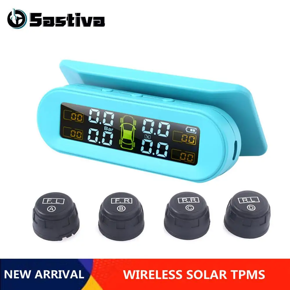 

Wireless TPMS Tire Pressure Universal External Sensor Real-Time Display Alarm for Gauge Tmps Tyre Digital Dashboard