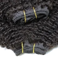IXTUYLLY Tissage de cheveux humains 4C Afro Kinky Curly, extensions de cheveux vierges brésiliens, mèches à tisser pour femmes noires africaines 6