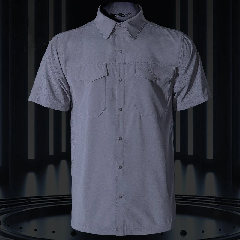 mens short sleeve hiking shirt