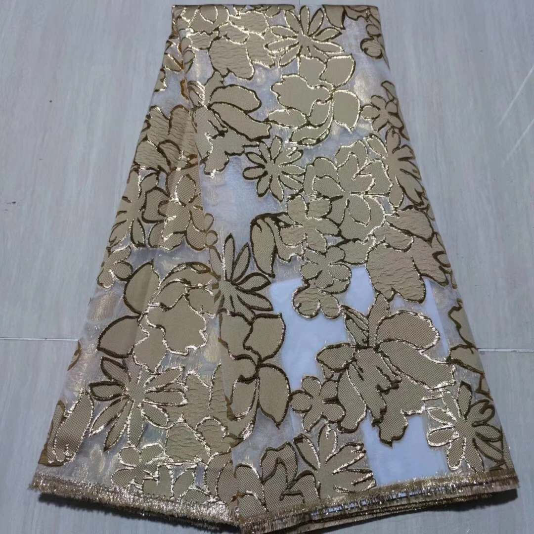 

Новейший дизайн, тюль с золотым, французским золотом, кружевная ткань, Африканское кружево, швейцарская вышивка, кружево для нигерийского свадебного платья KY20105