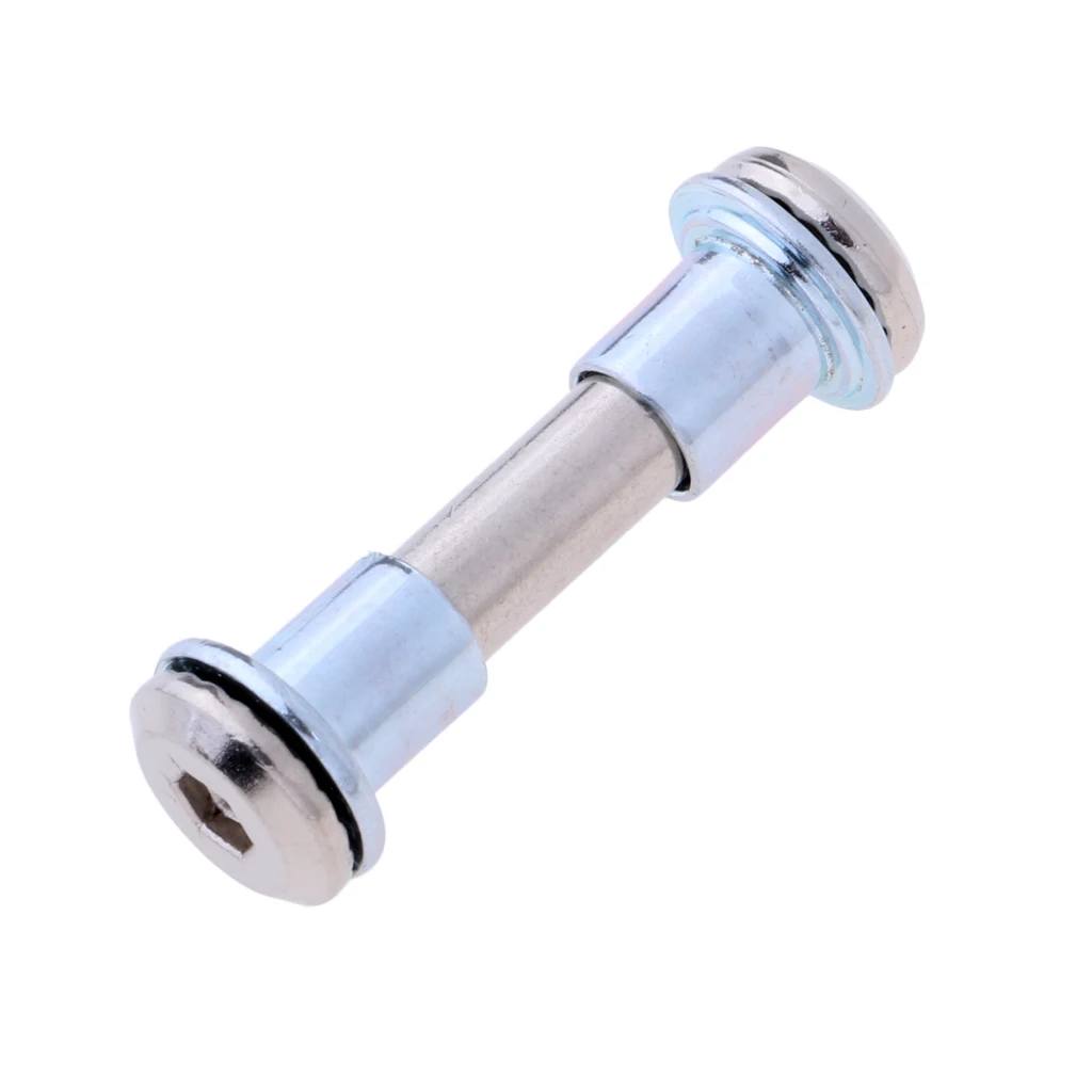 8pcs Professional Premium Inline Roller Skate Replacement Screws with Spacers Axle Bolt Nut Nail High Strength Silver Accessory