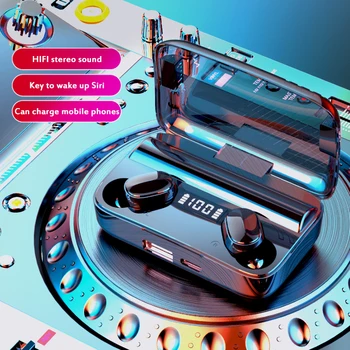 

NEW A9 TWS Touch Earphone Breathing Light Wireless Bluetooth 5.0 In The Ear Stereo Sport Headsets Earbuds Earphone Auriculares