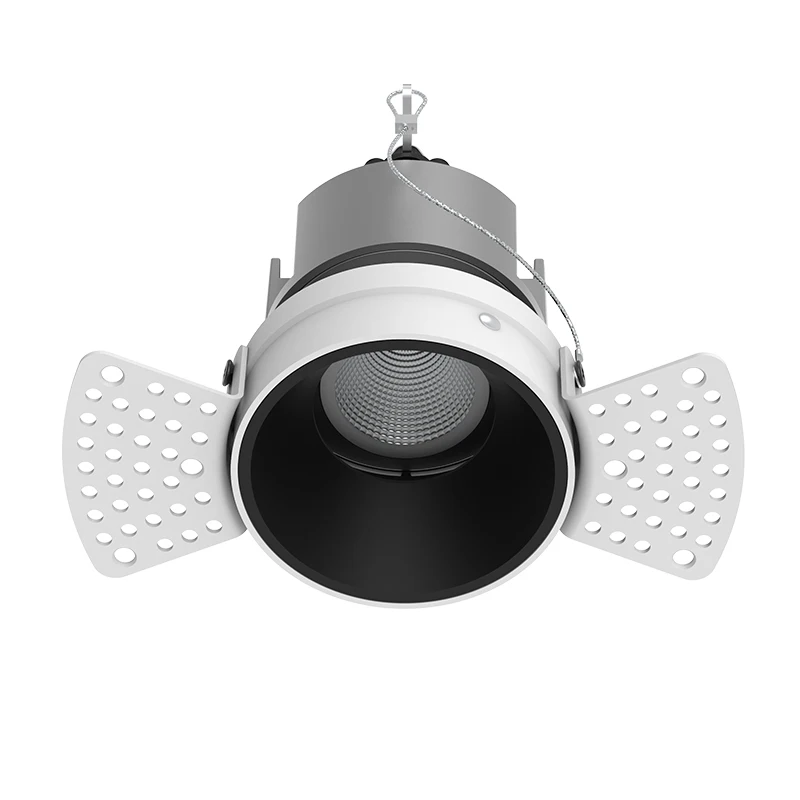 BRGT LED Spot Light Frameless Embedded Lights COB 5W7W12W Anti-glare Ceiling Lamp Trimless Aluminum Recessed Downlight Indoor 5