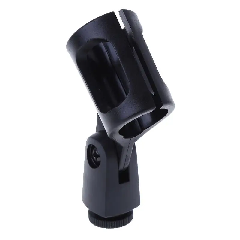 

New Mic Microphone Flexible Stand Accessory Plastic Clamp Clip Holder Mount